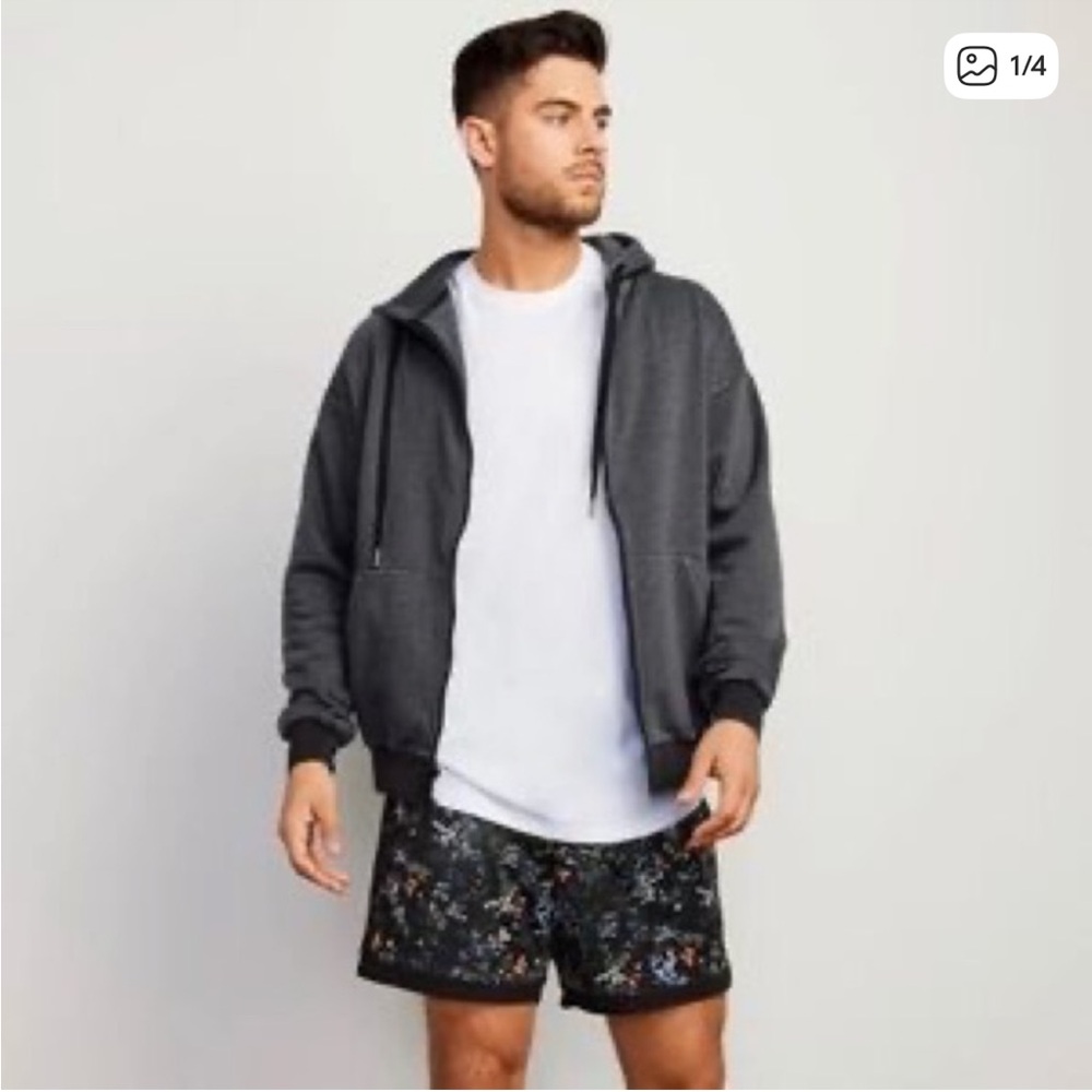 Stori Men's Define Mesh Shorts - Bloom Dark Size Small